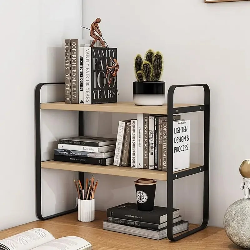 Iron Minimalist Multi-Tier Shelving Unit