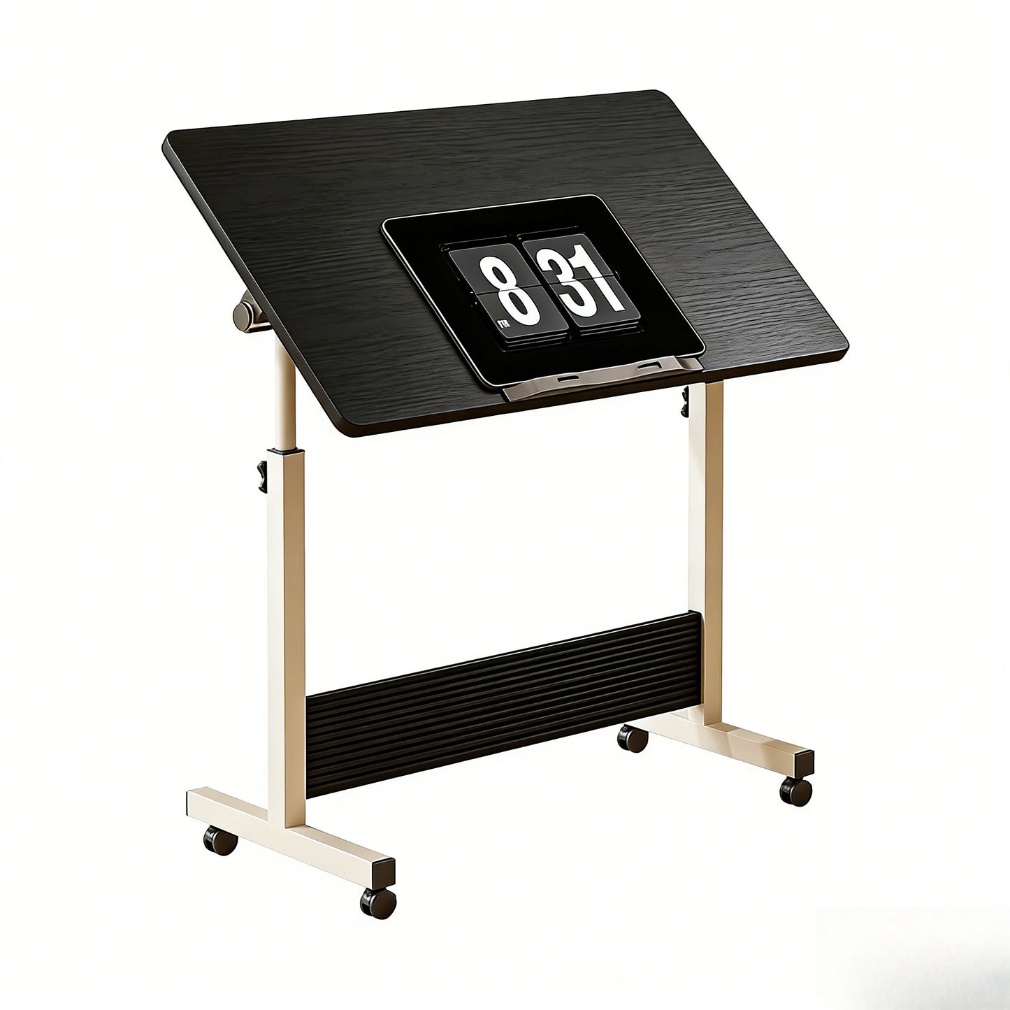 Height Adjustable Standing Desk Ergonomic Table with Wheels