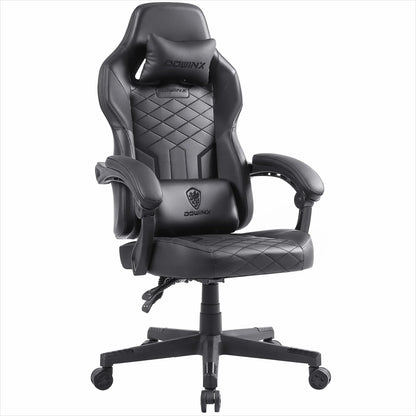Big and Tall 350LBS Gaming Chair with Pocket Spring Cushion, Ergonomic High Back with Reclining