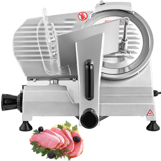 8/10 Inch adjustable Thickness Deli Meat and Cheese Slicer.