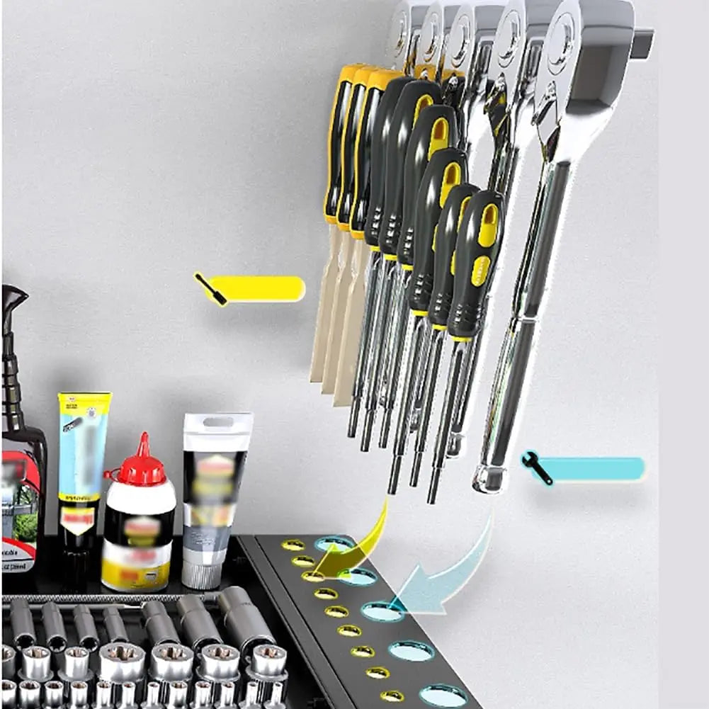 Heavy Duty Power Tool Wall Mounted Storage Rack.