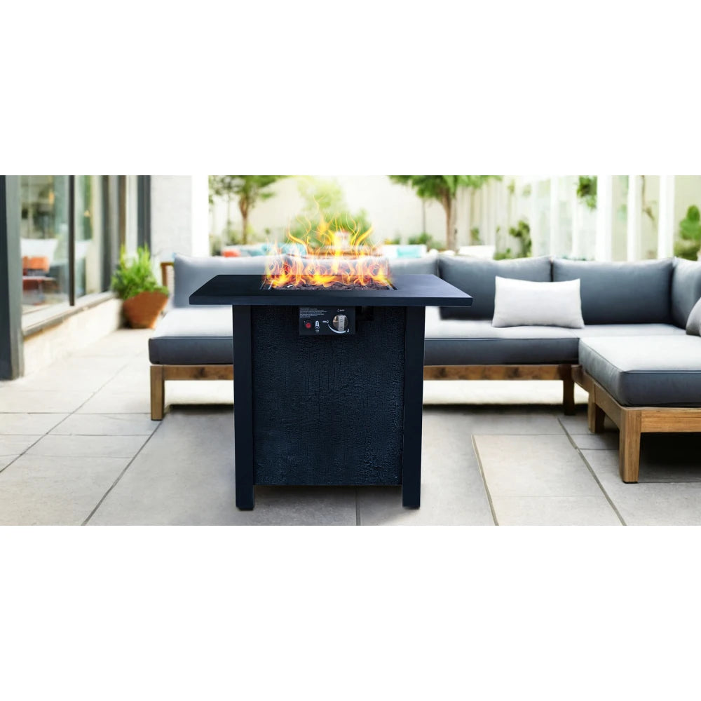 Outdoor Gas Fire Pit Table Patio Propane - 50,000 BTU