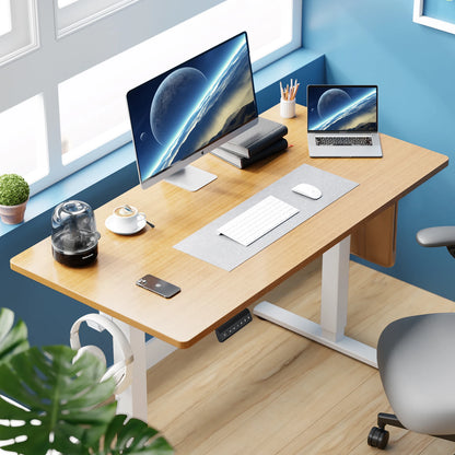 Ergonomic Height Adjustable 40x24 Inch Sit Stand Computer Desk / Workstation
