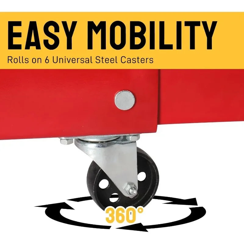 2 Ton Folding Hydraulic Engine Hoist with Telescopic Boom and Outriggers