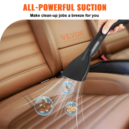 3 in 1 Wet Dry Portable Shop Vacuum with Blowing Function Vac 2.6 Gallon 2.5 Peak HP