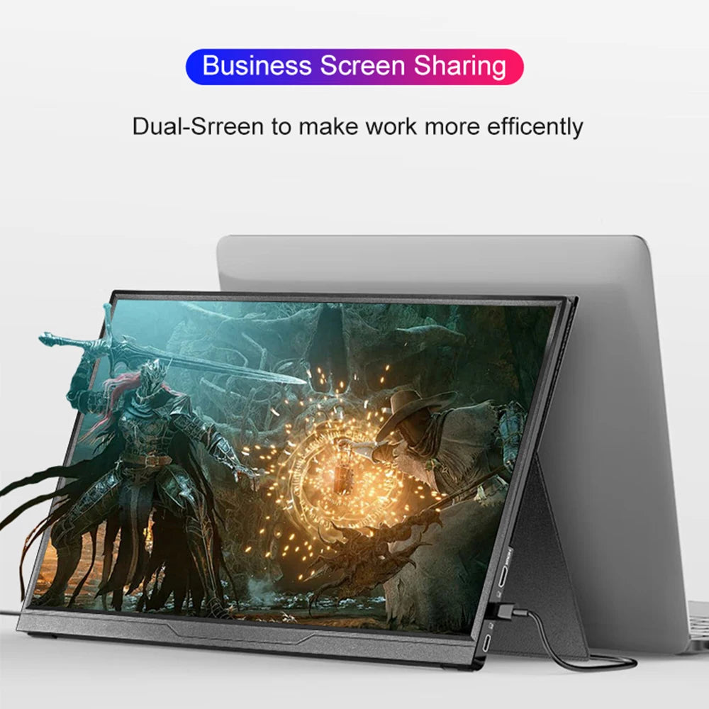 14inch Touch Screen Monitor, Ultra-thin 1200P IPS USB-C HDMI External Second Screen for Laptop PC Cell Phone Switch PS4/5 Xbox