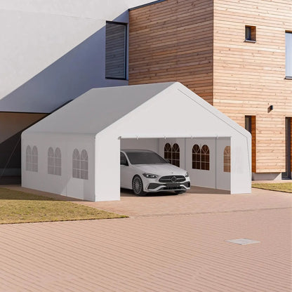 Large Portable Metal Heavy Duty Garage Canopy