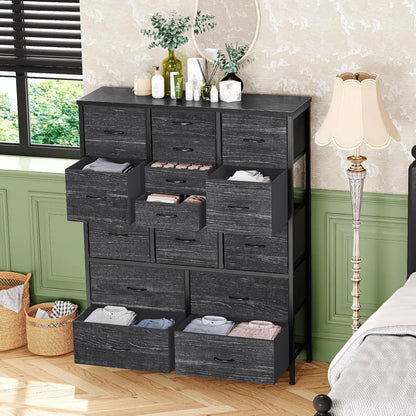 Chest of 15 Metal Frame Drawers
