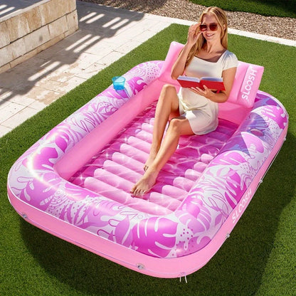 Inflatable Tanning Pool, with Pillow