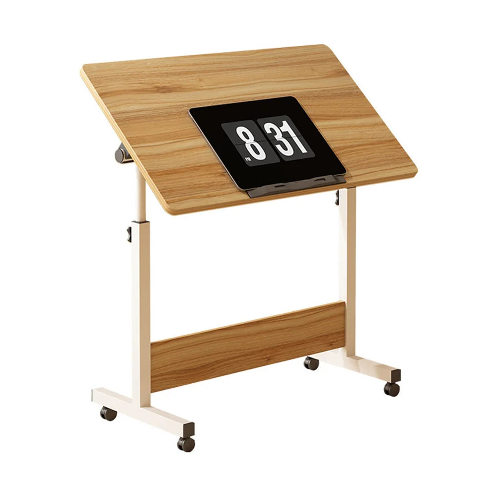 Small Standing Rolling Adjustable Height Stand Up Desk with Wheels