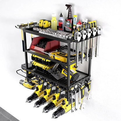 Heavy Duty Power Tool Wall Mounted Storage Rack.