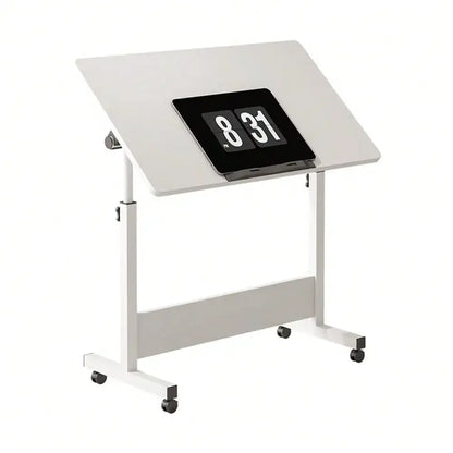 Height Adjustable Standing Desk Ergonomic Table with Wheels
