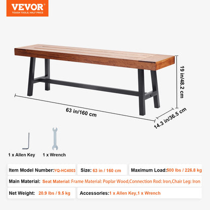 Metal Outdoor Park / Garden Bench