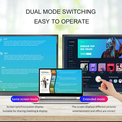 14inch Touch Screen Monitor, Ultra-thin 1200P IPS USB-C HDMI External Second Screen for Laptop PC Cell Phone Switch PS4/5 Xbox