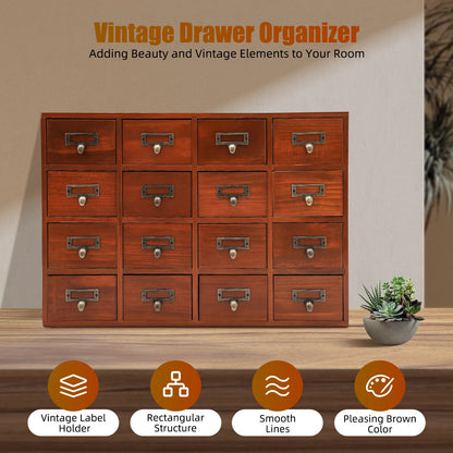 Apothecary Cabinet with 16 Drawers