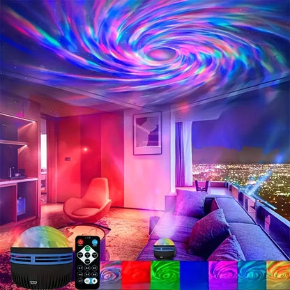 LED Galaxy Projector Night Light with Remote Control