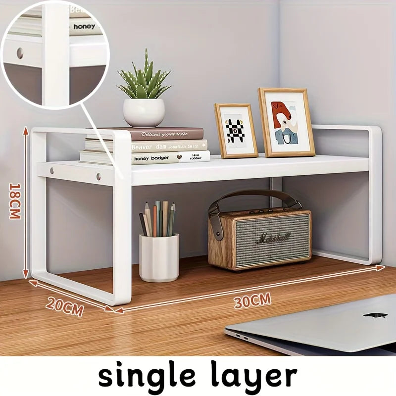 Iron Minimalist Multi-Tier Shelving Unit