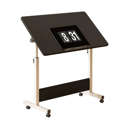 Small Standing Rolling Adjustable Height Stand Up Desk with Wheels