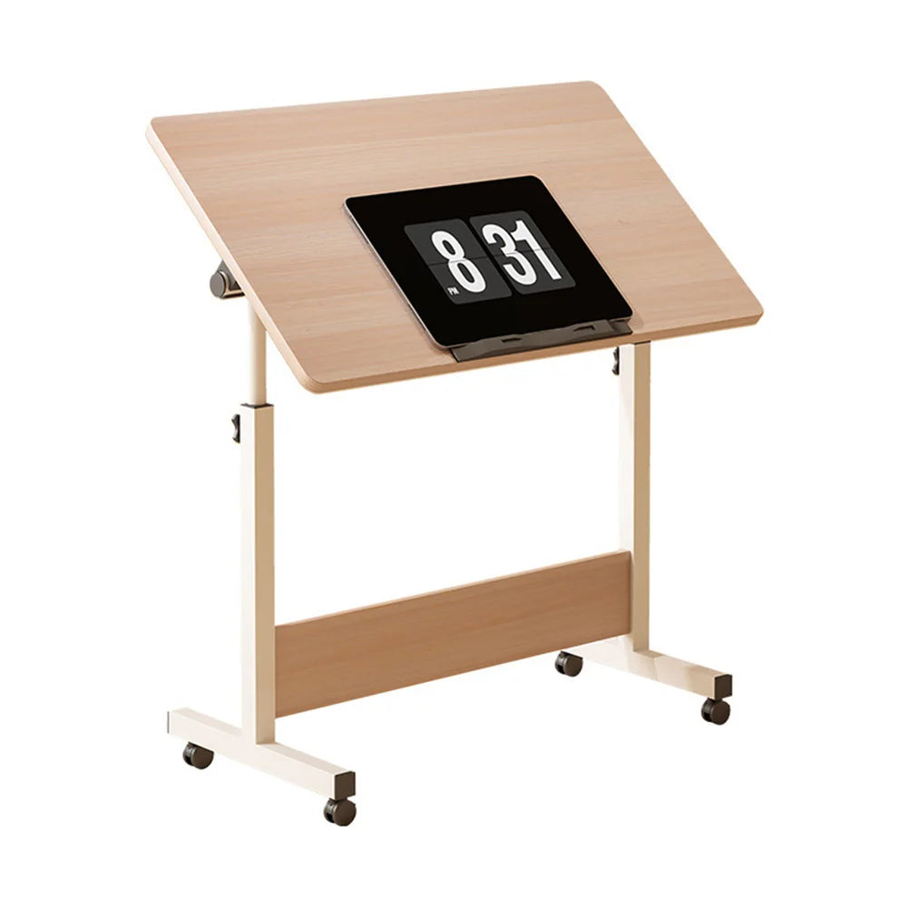 Small Standing Rolling Adjustable Height Stand Up Desk with Wheels