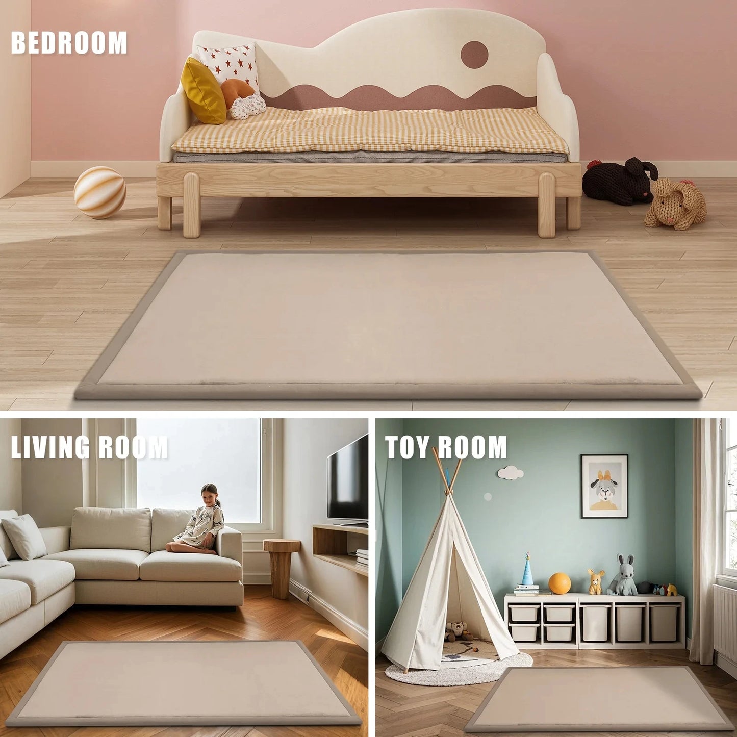 Large Baby Play Mat, Non-Slip Carpet