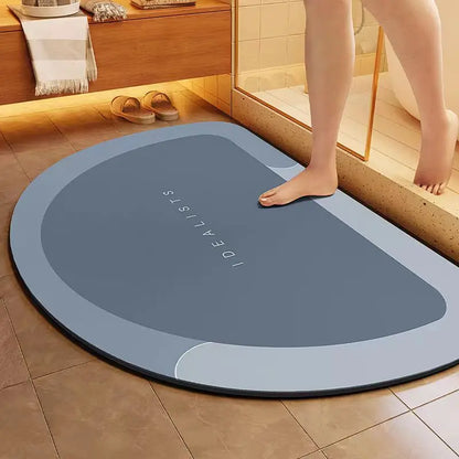 1pc New Type Diatom Mud Bathroom Mat - Quick-drying, super absorbent and anti-slip floor mat.