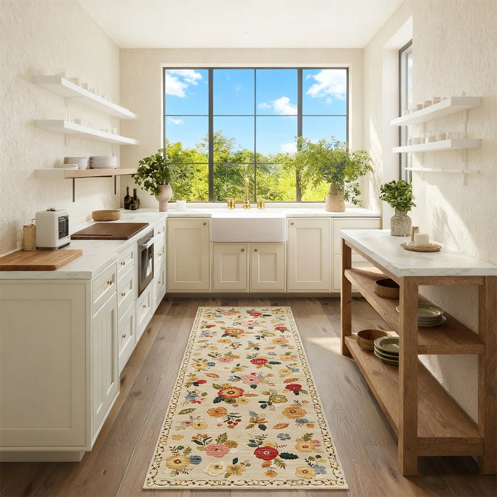 Large Area Rug, Machine Washable.