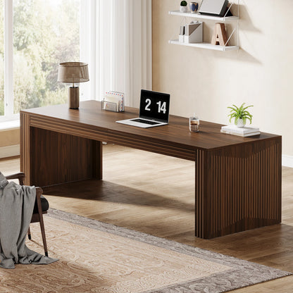 79-Inch Extra Long Desk, Two Person Double Desk