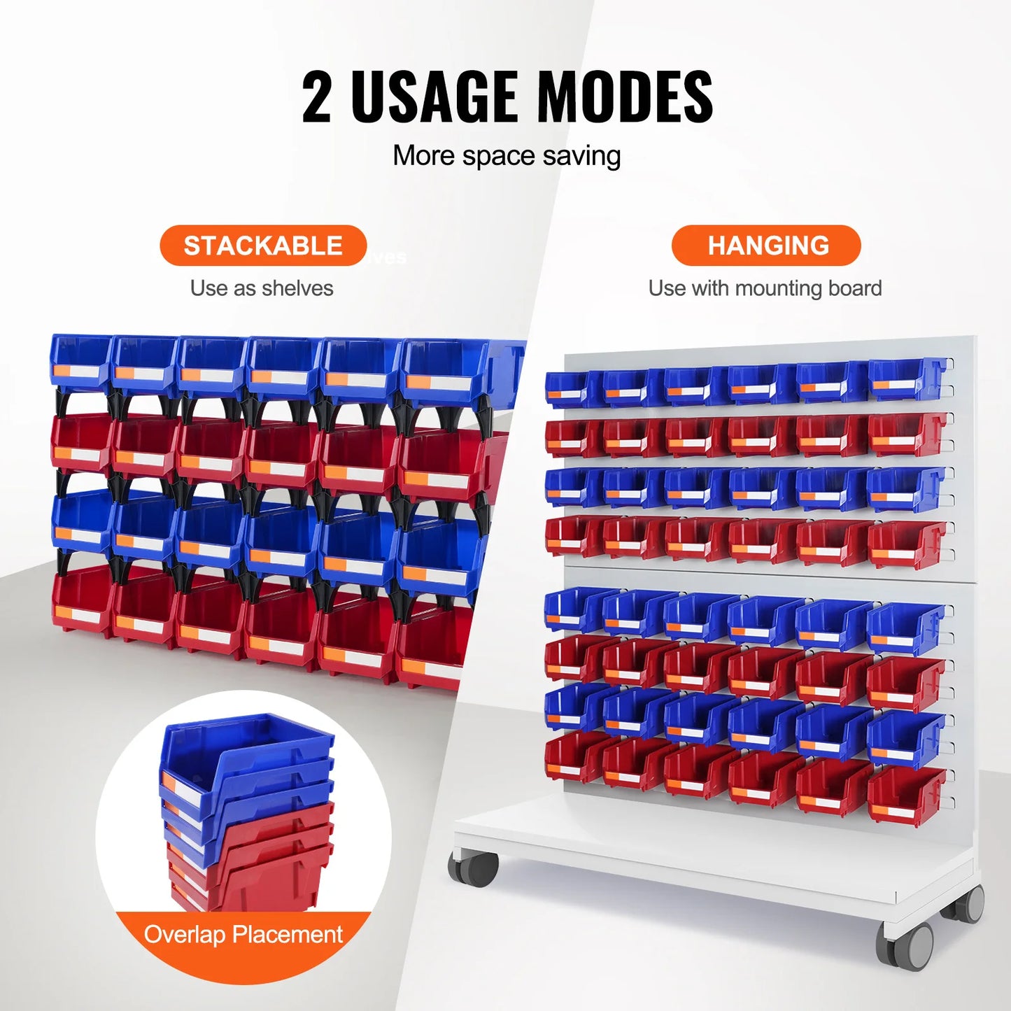 24pcs Stackable Organizer Storage Container Bin 5x4*3 inch