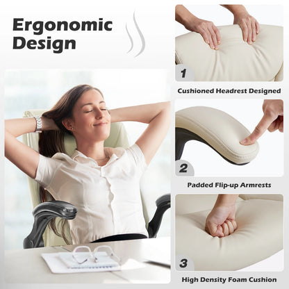 Heavy Duty Ergonomic Office / Gaming Chair with Flip-up Arms