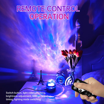 LED Galaxy Projector Night Light with Remote Control