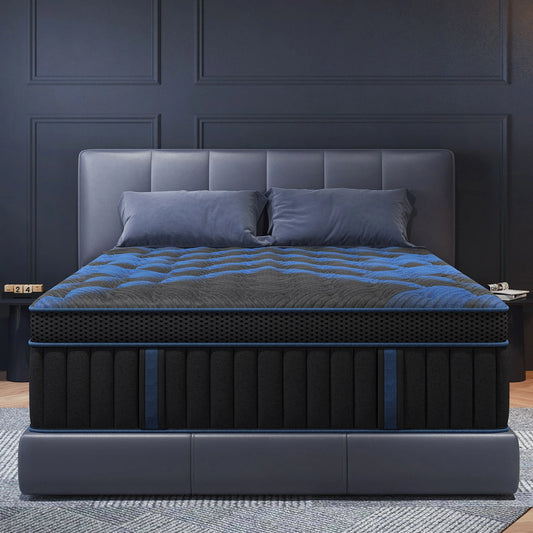12"Gel Memory Foam Hybrid Pocket Spring Mattress Twin Full Queen King Bed Mattress In A Box, Medium Firm with Motion Isolation