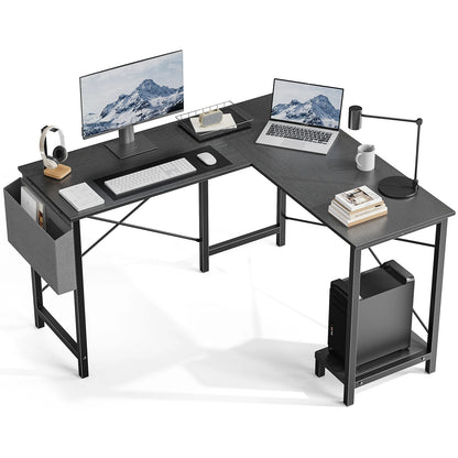 Gaming Corner 50 Inch PC Wooden Table with CPU Storage Shelf & Side Bag