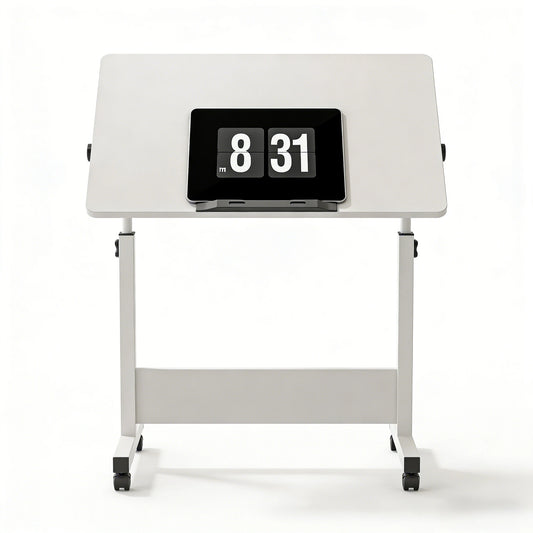 Height Adjustable Standing Desk Ergonomic Table with Wheels